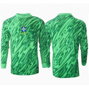 Brazil Golmanski Domaci Dres Copa America 2024 Dugim Rukavima